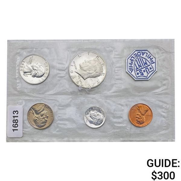 1964 Accented Hair US Proof Set [5 Coins]