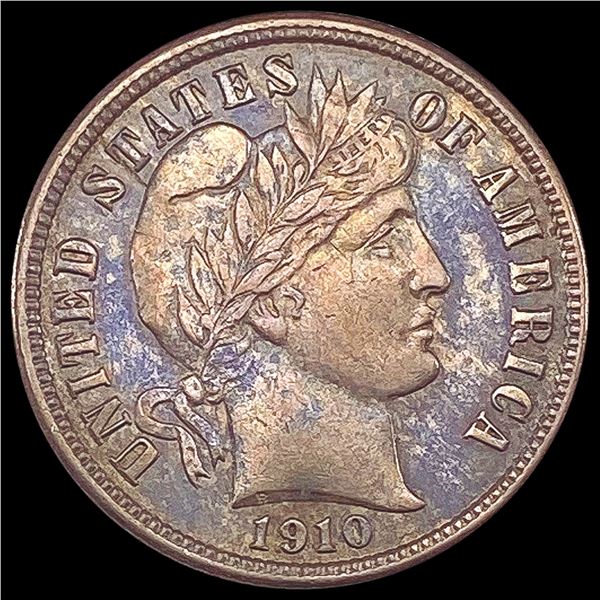 1910 Mercury Dime NEARLY UNCIRCULATED