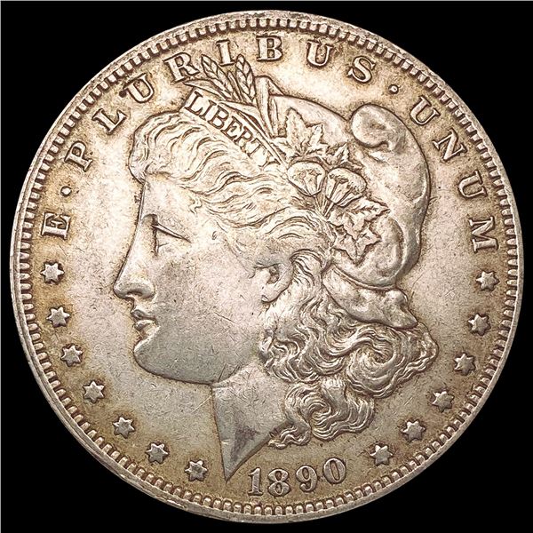 1890-O Morgan Silver Dollar ABOUT UNCIRCULATED
