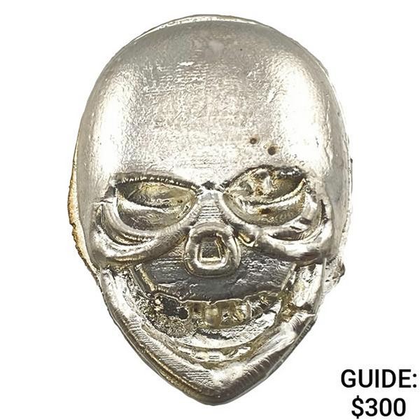 ND 2.49oz Silver Seeker Skull