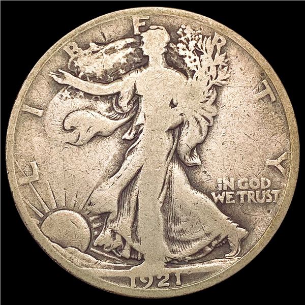 1921-S Walking Liberty Half Dollar NICELY CIRCULATED