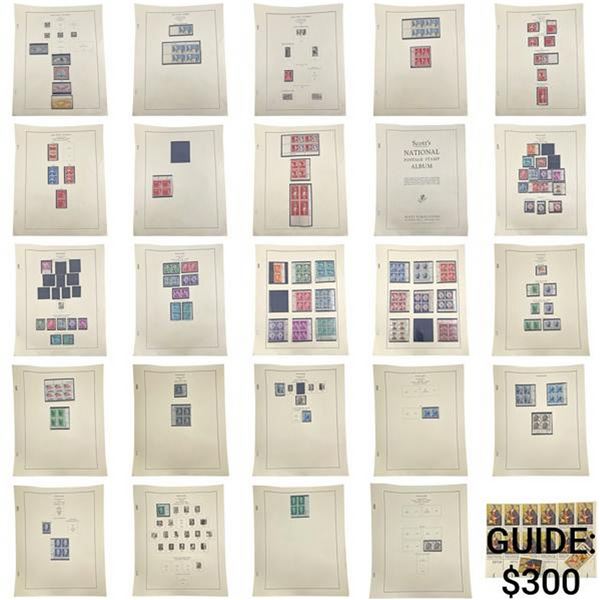 1965-1968 Large US Postage Stamp Collection in Album