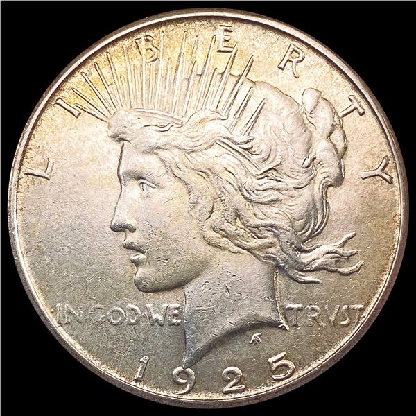 1925-S Silver Peace Dollar CHOICE AU