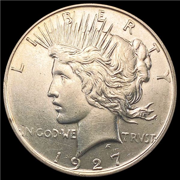 1927-D Silver Peace Dollar CHOICE AU