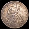 Image 1 : 1855 Arrows Seated Liberty Half Dollar LIGHTLY CIRCULATED
