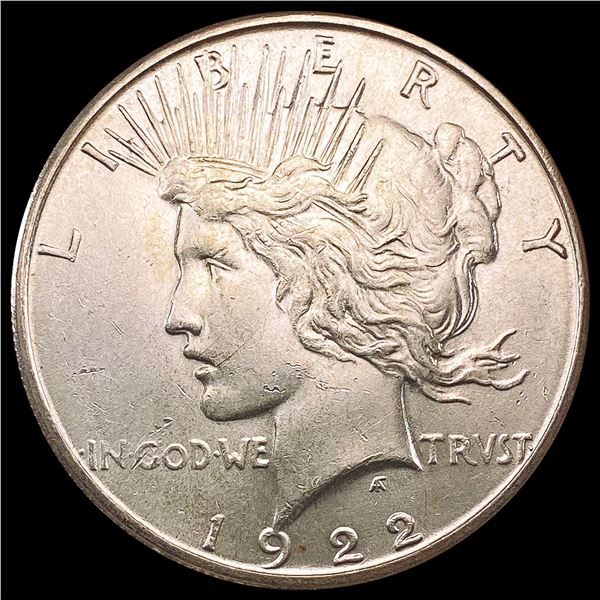 1922-S Silver Peace Dollar CLOSELY UNCIRCULATED
