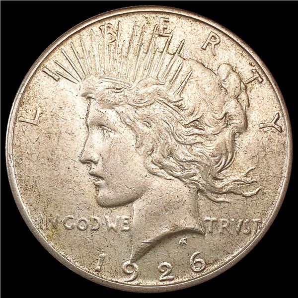 1926-S Silver Peace Dollar CHOICE AU
