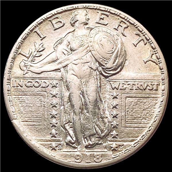 1918-S Standing Liberty Quarter NEARLY UNCIRCULATED