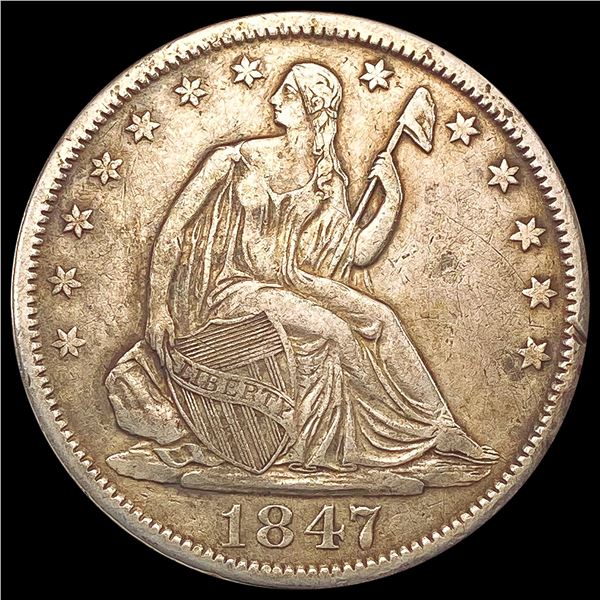 1847-O Seated Liberty Half Dollar NEARLY UNCIRCULATED