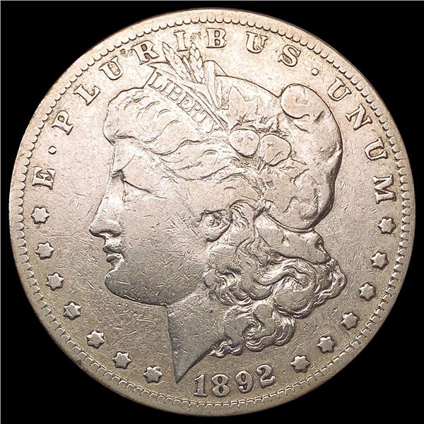 1892-S Morgan Silver Dollar LIGHTLY CIRCULATED