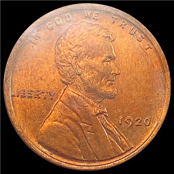1920 Wheat Cent CLOSELY UNCIRCULATED