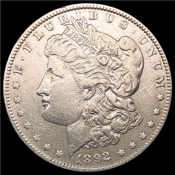 1892 Morgan Silver Dollar CLOSELY UNCIRCULATED