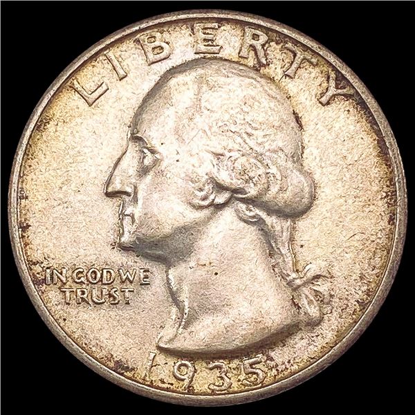 1935-S Washington Silver Quarter UNCIRCULATED