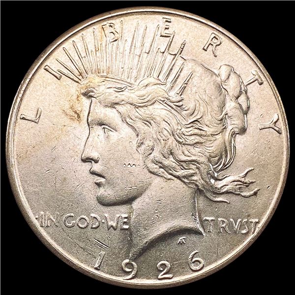 1926-S Silver Peace Dollar CLOSELY UNCIRCULATED