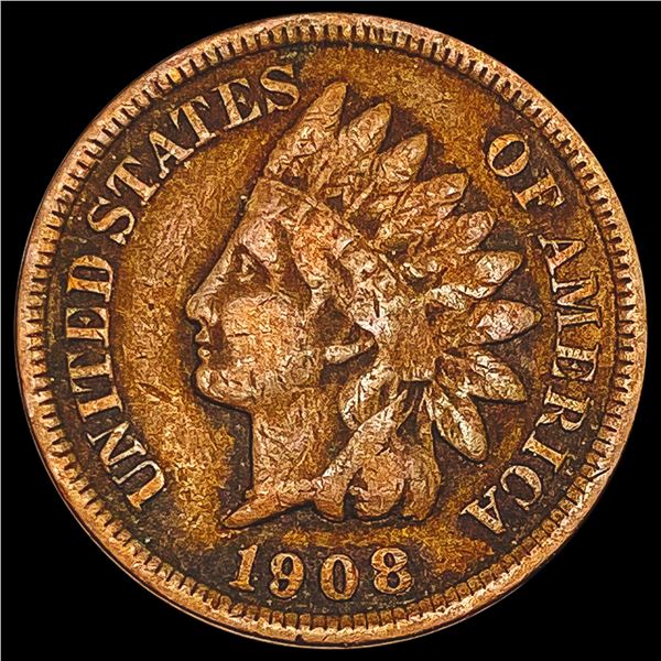 1908-S Indian Head Cent LIGHTLY CIRCULATED