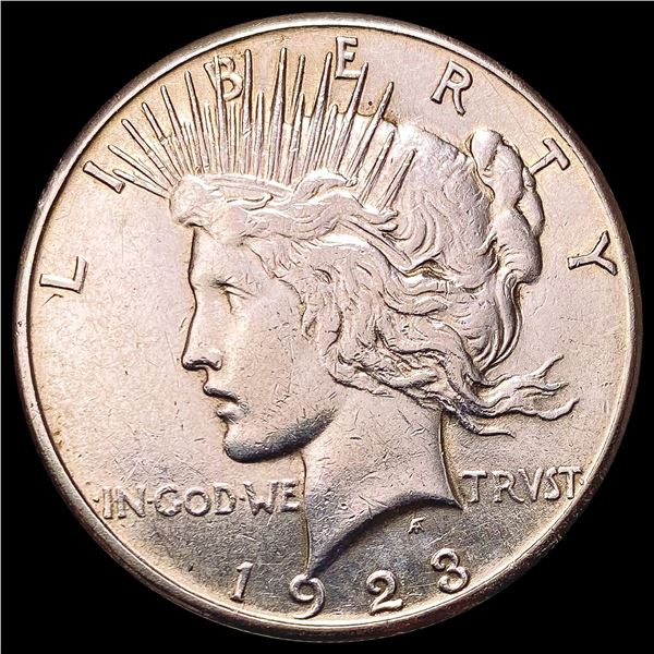 1923-S Silver Peace Dollar NEARLY UNCIRCULATED