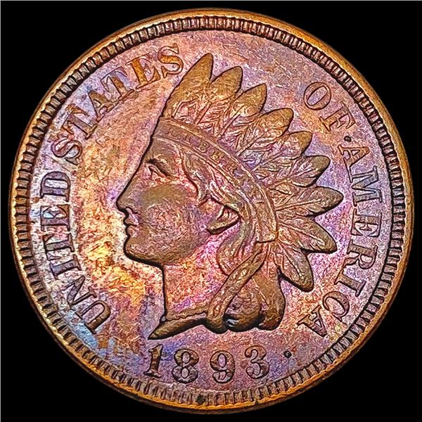 1893 Indian Head Cent CLOSELY UNCIRCULATED