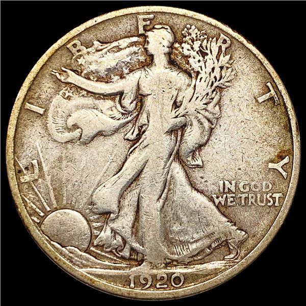 1920-S Walking Liberty Half Dollar NICELY CIRCULATED