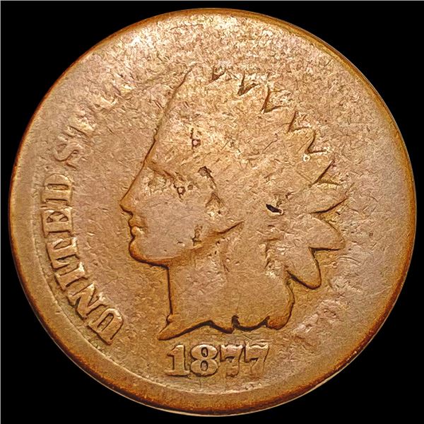 1877 Indian Head Cent NICELY CIRCULATED