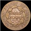 Image 2 : 1828 Classic Head Half Cent NICELY CIRCULATED
