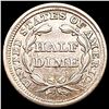 Image 2 : 1857 Seated Liberty Half Dime NEARLY UNCIRCULATED