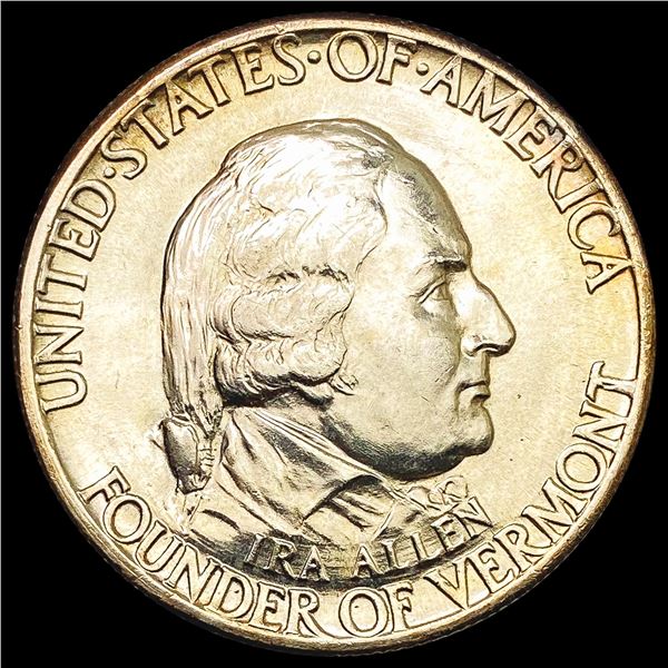 1927 Vermont Half Dollar CHOICE BU