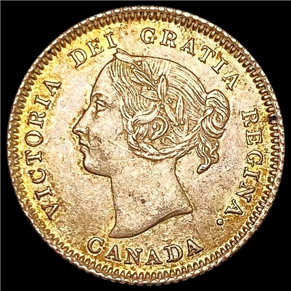 1882 Canada 5C CHOICE AU