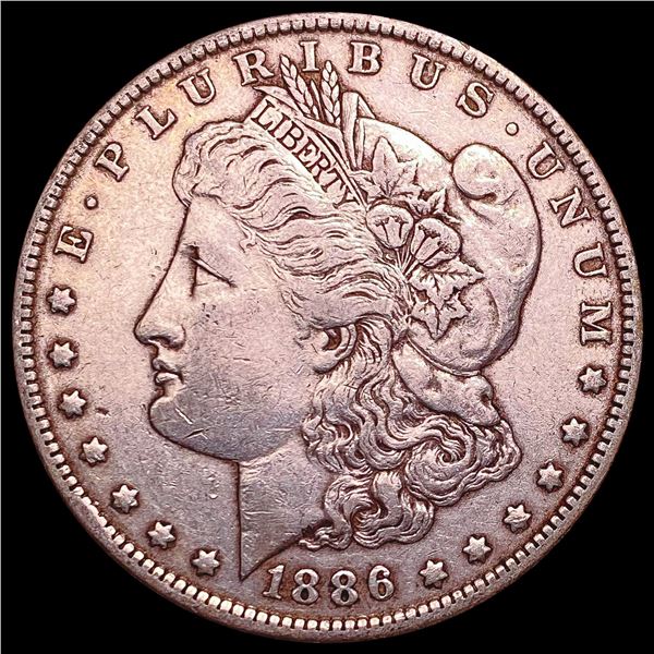 1886-O Morgan Silver Dollar NEARLY UNCIRCULATED