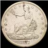 Image 1 : 1877-s Silver Trade Dollar ABOUT UNCIRCULATED