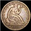 Image 1 : 1854 Arrows Seated Liberty Half Dollar LIGHTLY CIRCULATED