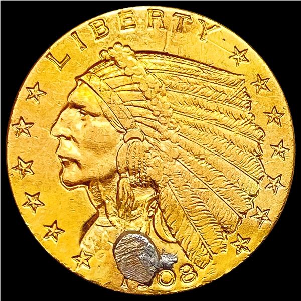 1908 $2.50 Gold Quarter Eagle HIGH GRADE