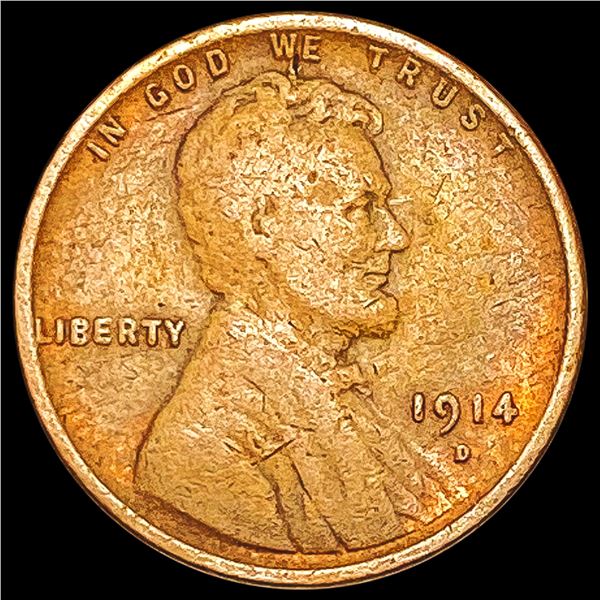 1914-S Wheat Cent NICELY CIRCULATED