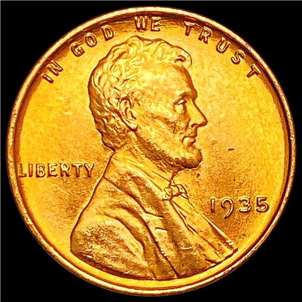 1935 Wheat Cent GEM BU