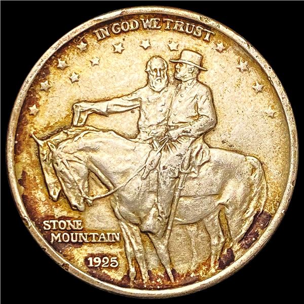 1925 Stone Mountain Half Dollar NEARLY UNCIRCULATED