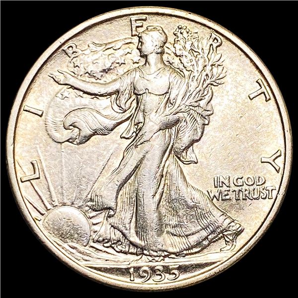 1935-S Walking Liberty Half Dollar NEARLY UNCIRCULATED