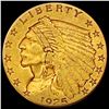 Image 1 : 1925-D $2.50 Gold Quarter Eagle ABOUT UNCIRCULATED