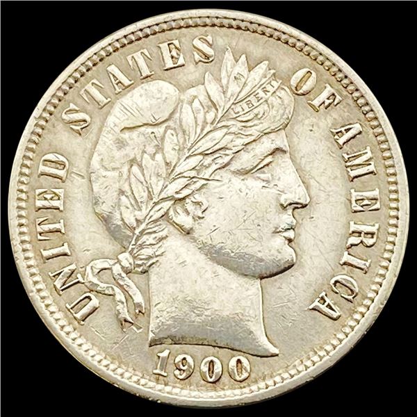 1900-S Barber Dime LIGHTLY CIRCULATED