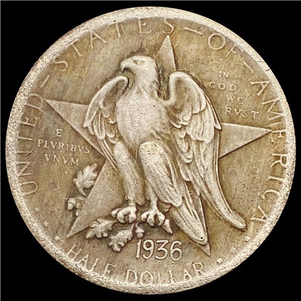 1936-D Texas Half Dollar LIGHTLY CIRCULATED