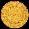 Image 2 : 1897 20 Francs .1867oz Gold CLOSELY UNCIRCULATED