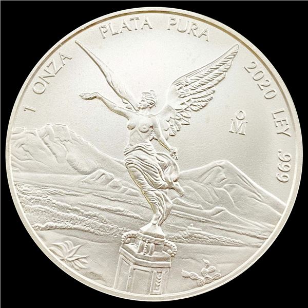 2020-O Silver Mexico 1 oz GEM BU
