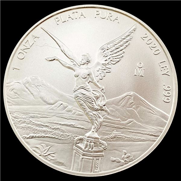 2020Mo Mexico Silver Onza 1oz GEM BU