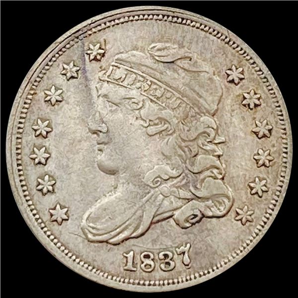 1837 Capped Bust Half Dime ABOUT UNCIRCULATED