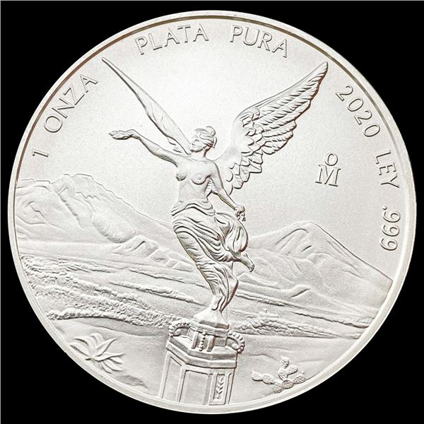2020Mo Mexico Silver Onza 1oz GEM BU
