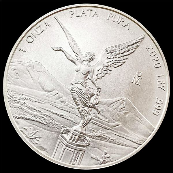 2020Mo Mexico Silver Onza 1oz GEM BU