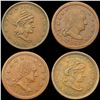 Image 1 : 1863 [4] copper coins HIGH GRADE