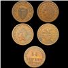 Image 1 : 1863 [5] Copper coins HIGH GRADE