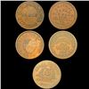 Image 2 : 1863 [5] Copper coins HIGH GRADE