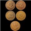 Image 1 : [5] 1863 Civil War Tokens HIGH GRADE