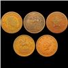 Image 1 : [5] 1863 Civil War Tokens HIGH GRADE