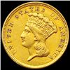 Image 1 : 1854 $3 Gold Piece ABOUT UNCIRCULATED